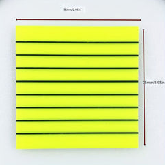 Lined Translucent Sticky Notes 7.62x7.62 cm - Clear Sticky Notes