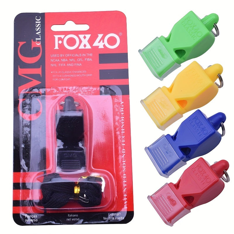 High Whistle Plastic Sports Referee Whistle Outdoor Survival Accessories