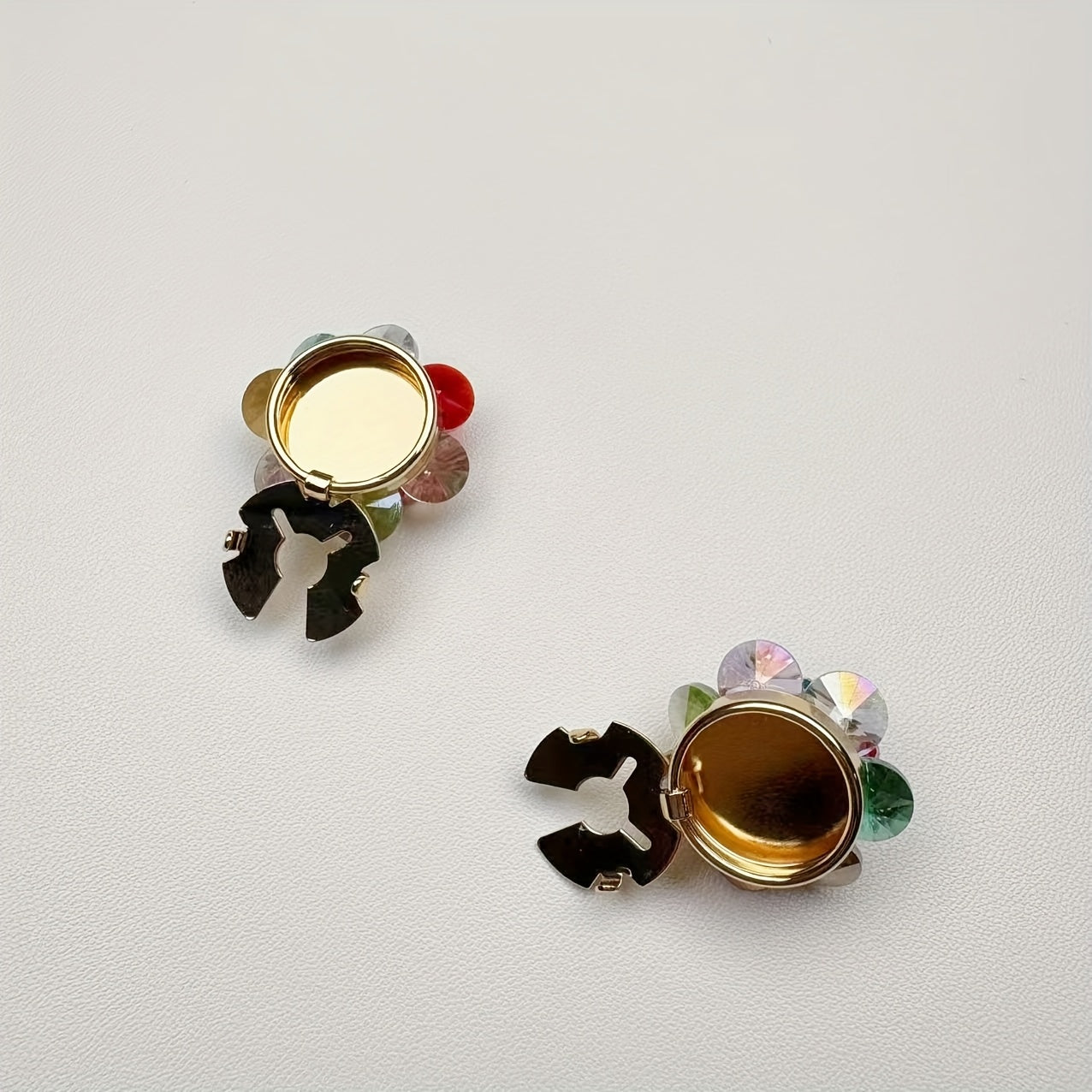 2pcs Floral Button Set for Men's and Women's Shirts