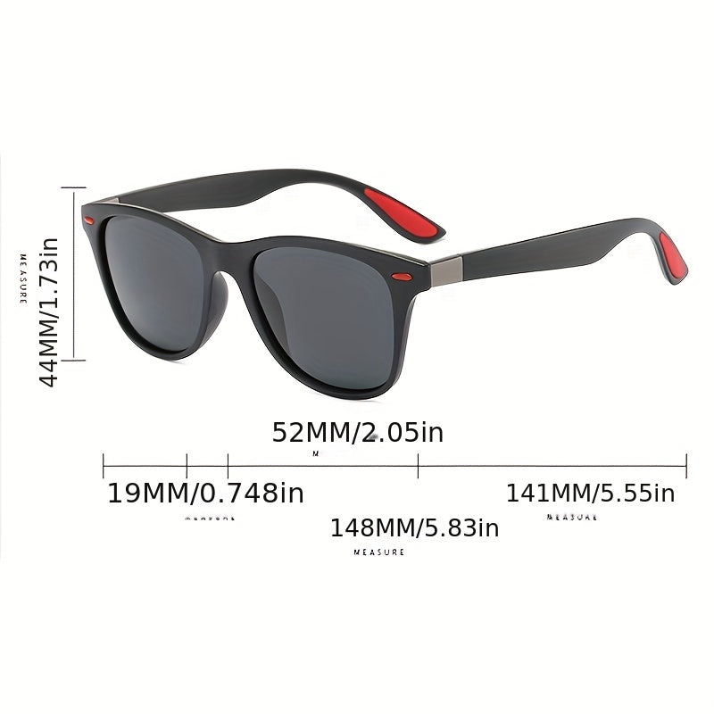 Square Driving Sunglasses UV400 Lens Men Women Travel Glasses