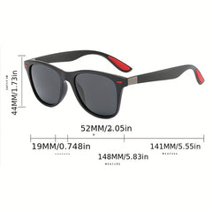 Square Driving Sunglasses UV400 Lens Men Women Travel Glasses