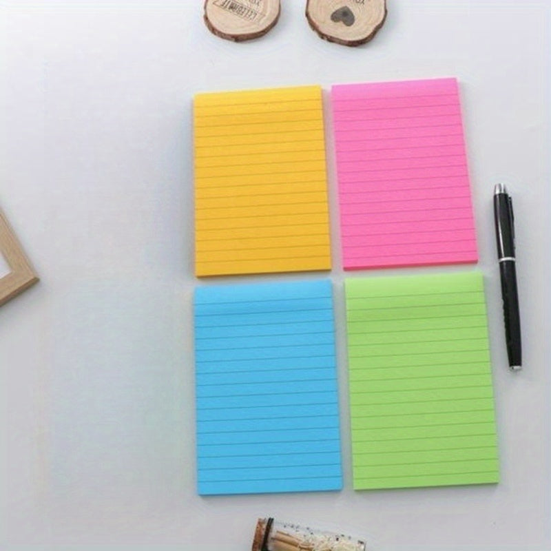 Fluorescent Mini Note Sticker 40 Pages Horizontal Line Book