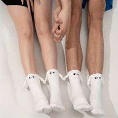 Creative Funny Socks with Magnetic Hand Dolls