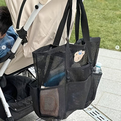 Large Capacity Cartoon Diaper Bag Organizer with Bottle Holder