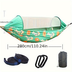 Quick-opening Mosquito Net Hammock Nylon Cloth Camping Hammock