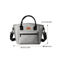 XL Capacity Insulated Lunch Box Bag Hand Washable