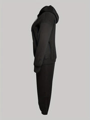  Colorblk Hoodie & Joggers 2Pc Set