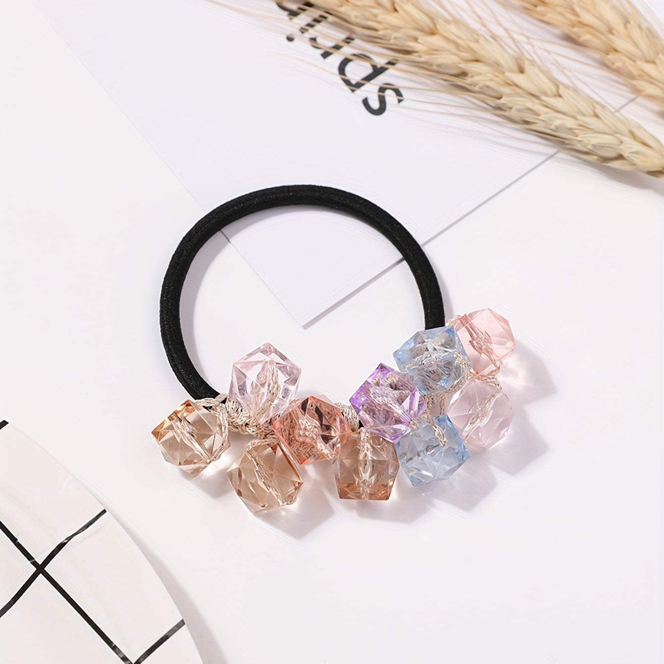 Crystal Hair Tie Head Jewelry Hair Accessory for Women