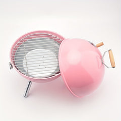 Portable Charcoal Grill BBQ Kettle-Tabletop Outdoor Barbecue Smoker
