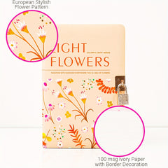 160 Pages Lockable Diary For Teenagers A5 Flower Journal Gift