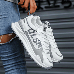 Women's Colorblock Sneakers Non Slip Breathable Mesh Lace Up