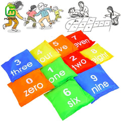 10pcs Small Bean Bags Kids Sandbag Tossing Game For Toddler Preschool Classroom