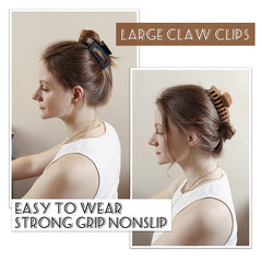 6pcs Matte Square Hair Claw Clip Non Slip Strong Hold Grip Hair Jaw Clip