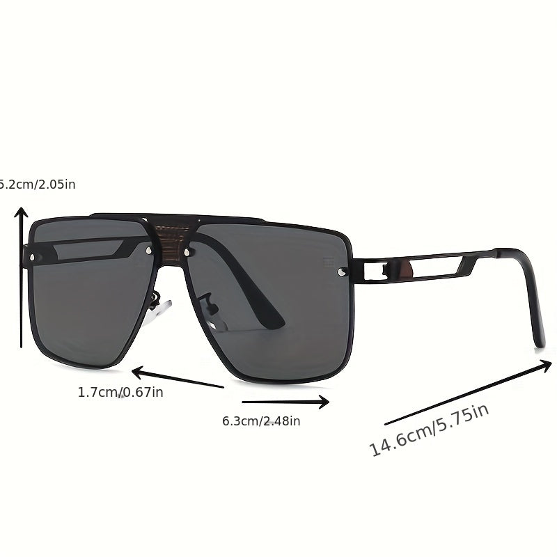 Men's Vintage Big Frame Sunglasses
