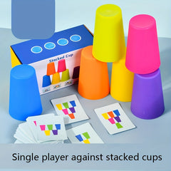 Cognitive Training Stacking Cups Game Sorting Puzzle