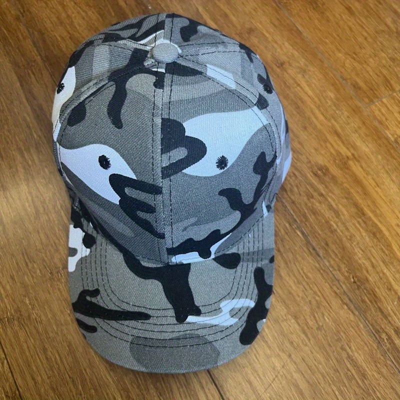 Men's Camo Forest Baseball Cap Sun Protection Hat