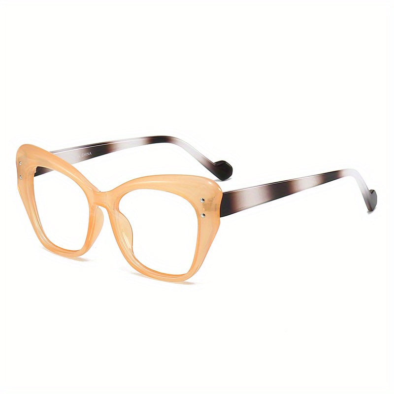 Butterfly Light Blocking Glasses Jelly Lens Anti Eye Strain For Women Men