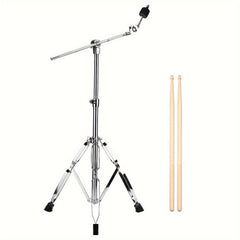 Heavy Duty Cymbal Stand Boom Straight Combo with Large Rubber Feet