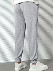 Cartoon Astronaut Print Men's Joggers Pants