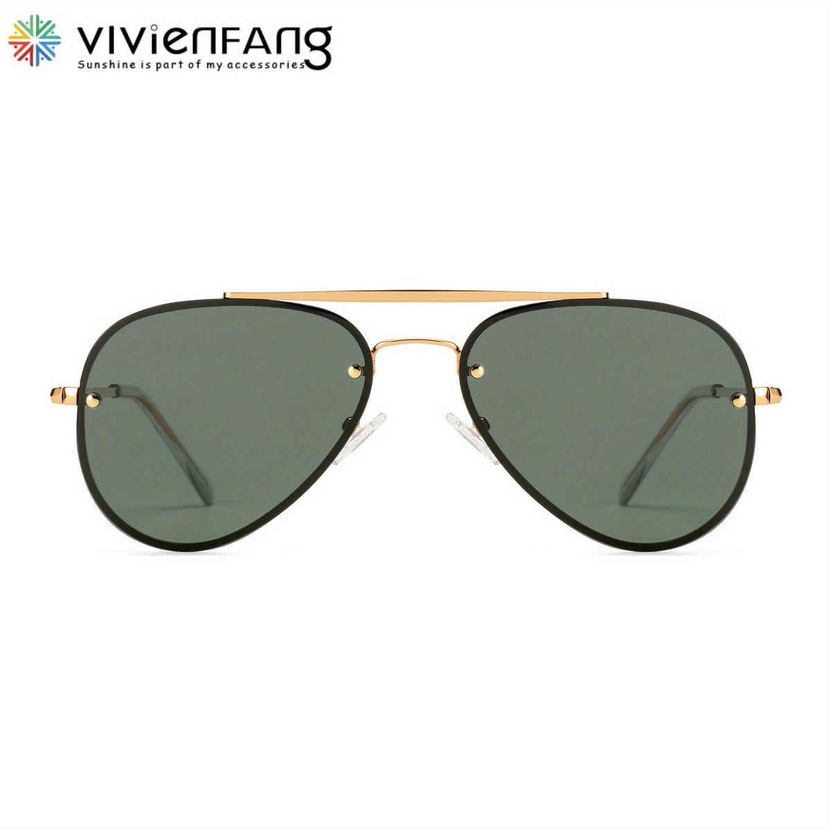 Men's Polarized Aviator Sunglasses UV400 Eye Protection with Glasses Bag