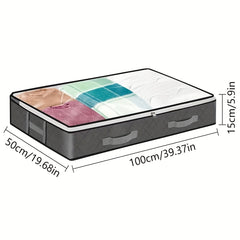 Foldable Quilt Storage Bag Clothes Packing Cube Organizer
