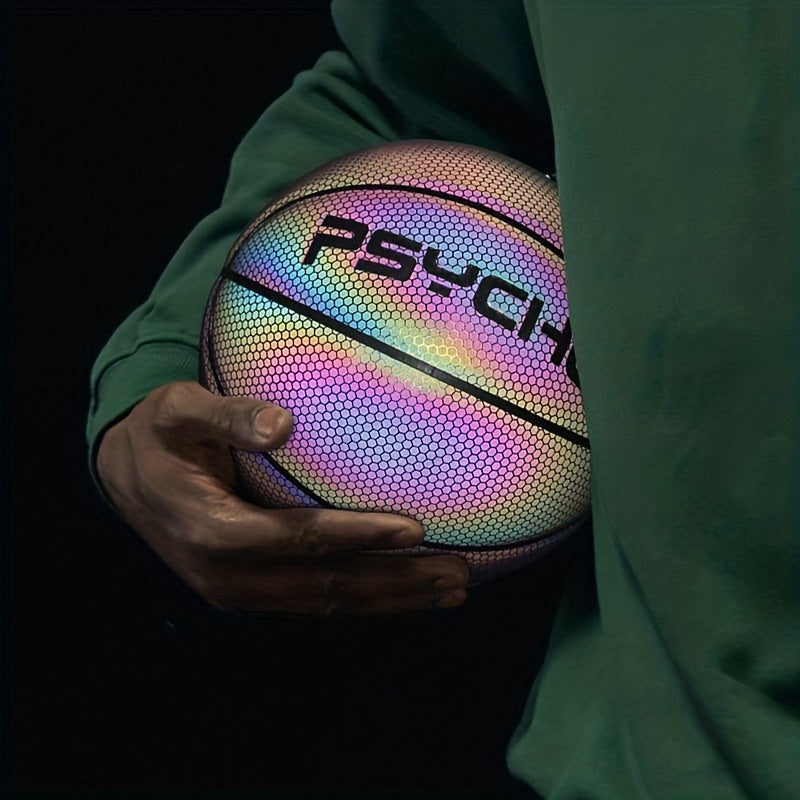 Reflective PU Basketball Size 7 Indoor Outdoor Practice