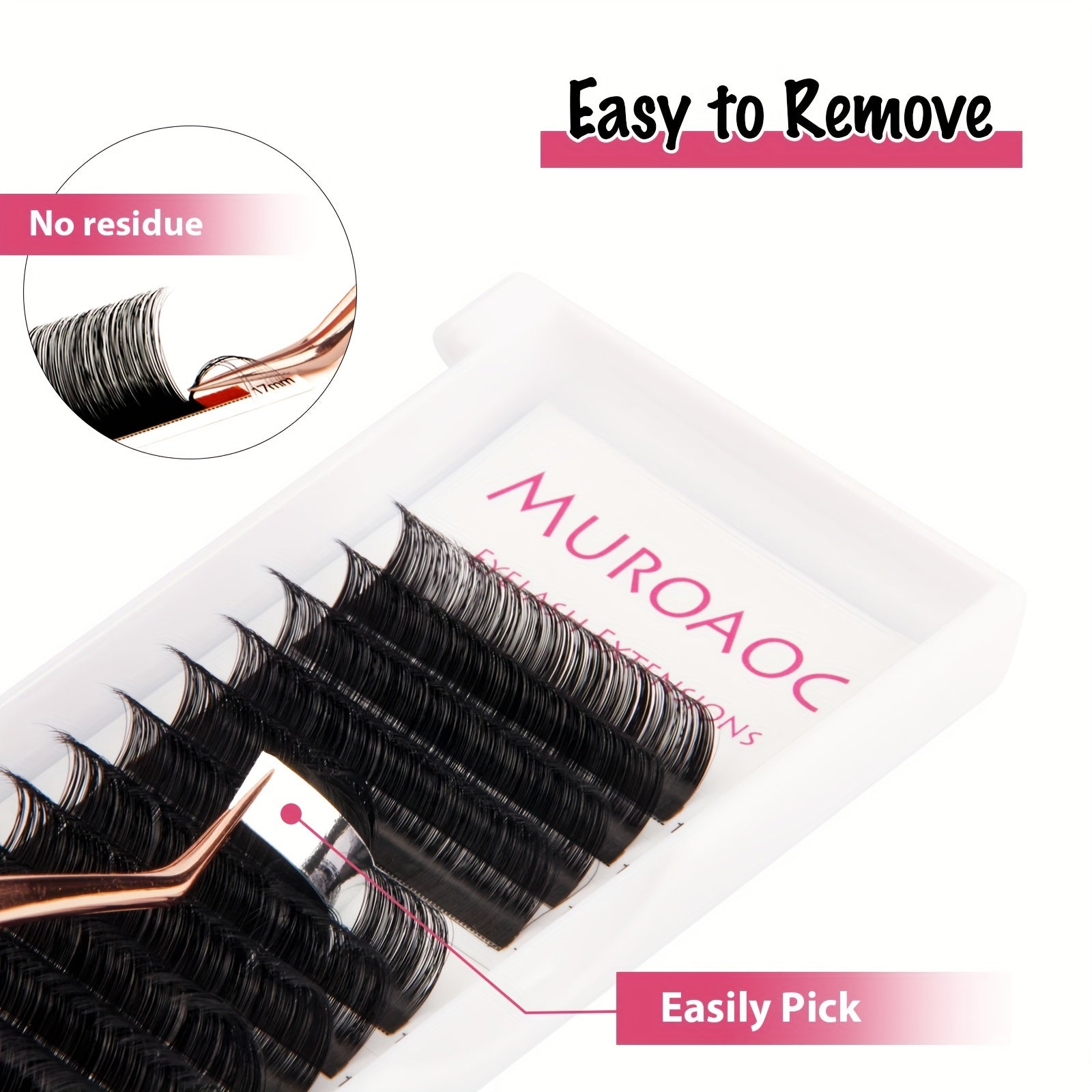 Soft Mink C Curling Lashes 8 15 20 Mm Cluster Lashes Extension