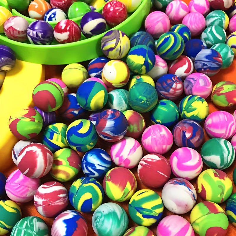 10pc Colorful Bouncy Balls Bulk Mixed Pattern for Party Favors