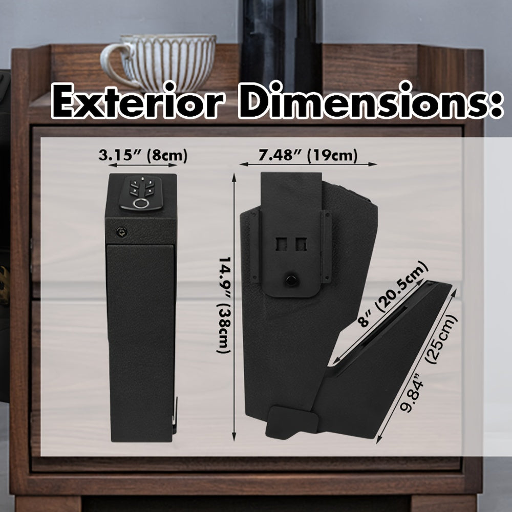 Biometric Drop Down Safe for Quick Access to Valuables