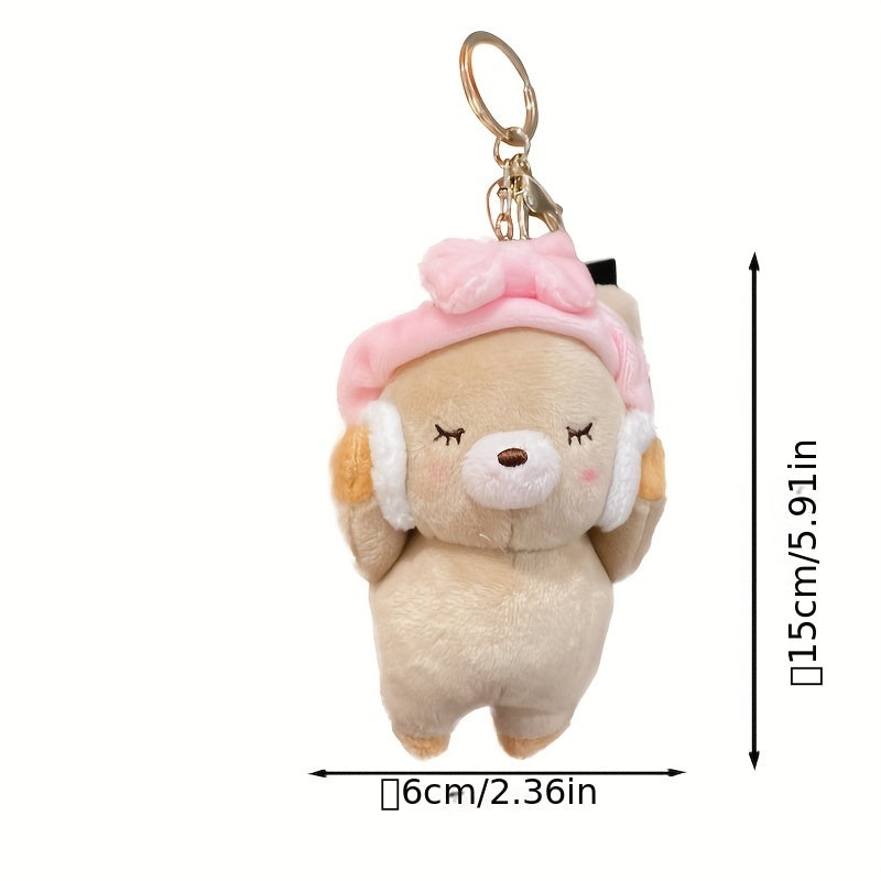 Plush Pig Cat Claw Doll Keychain Pendant Toy Gift