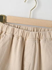 Boys Letter Embroidery Block Spliced Trousers