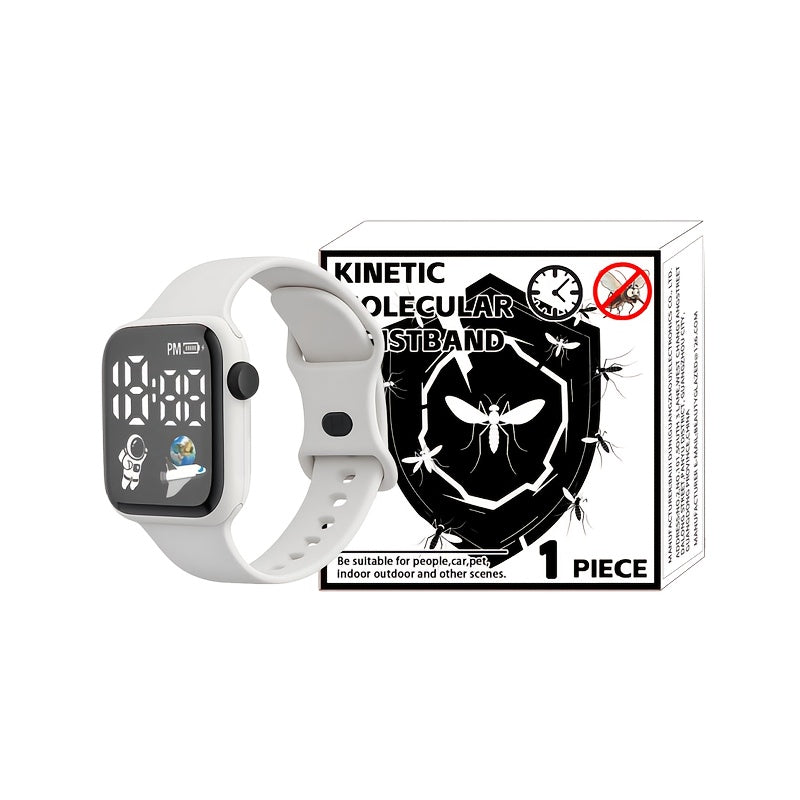 Square Student Sports Astronaut Rocket Electronic Watch