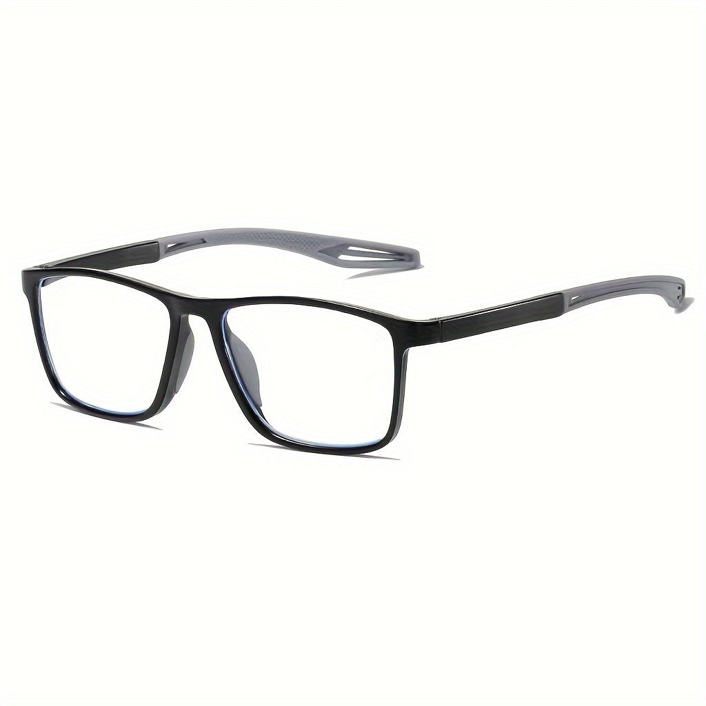 Stylish Silicone Anti Slip Reading Glasses with PU Leather Covers