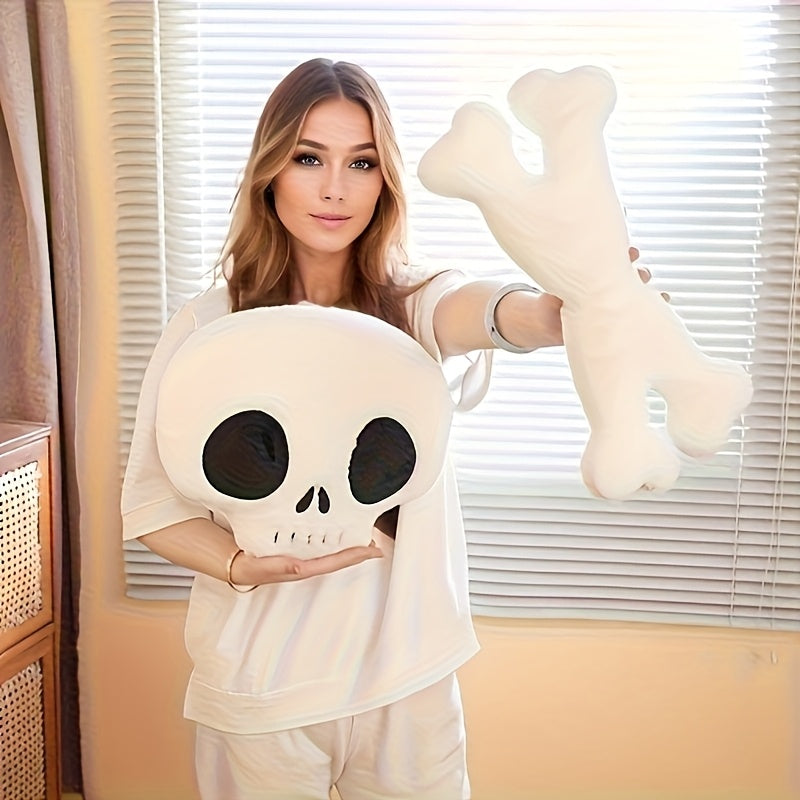 Halloween Skull Plush Pillow Decoration Sofa Cushion