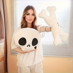 Halloween Skull Plush Pillow Decoration Sofa Cushion