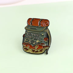 Hiking Backpack Brooch - Adventure Enthusiast Pin