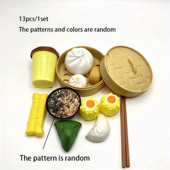 Educational Kitchen Toy Set Role Play Food Toys Learning Cognitive Gift
