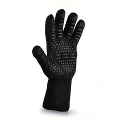 2PCS Silicone Non slip Oven Heat Resistant Gloves