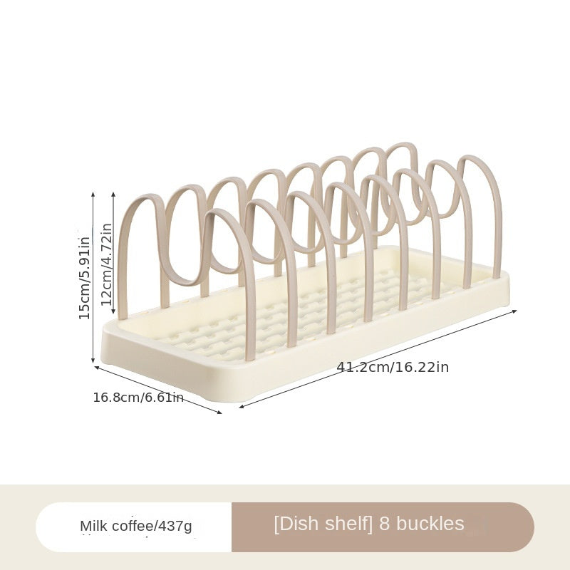 Kitchen Dish Bowl Rack Multifunctional Pot Lid Organizer