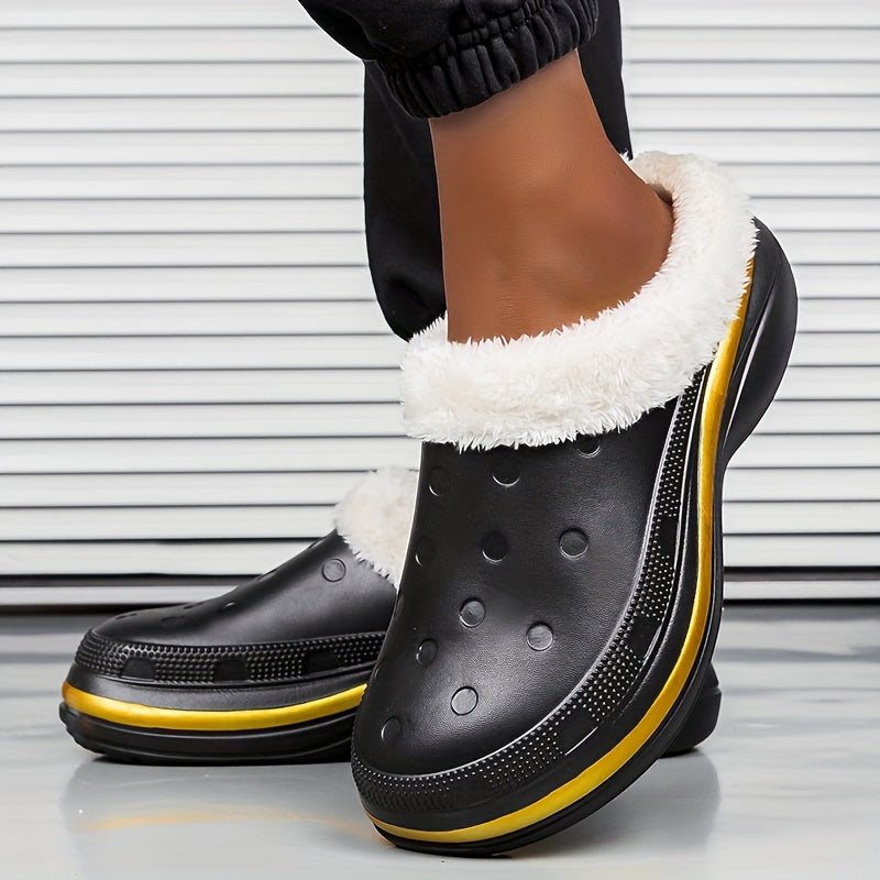 Women's Warm Hole Shoes Comfortable Thickened Casual Outdoor Shoes