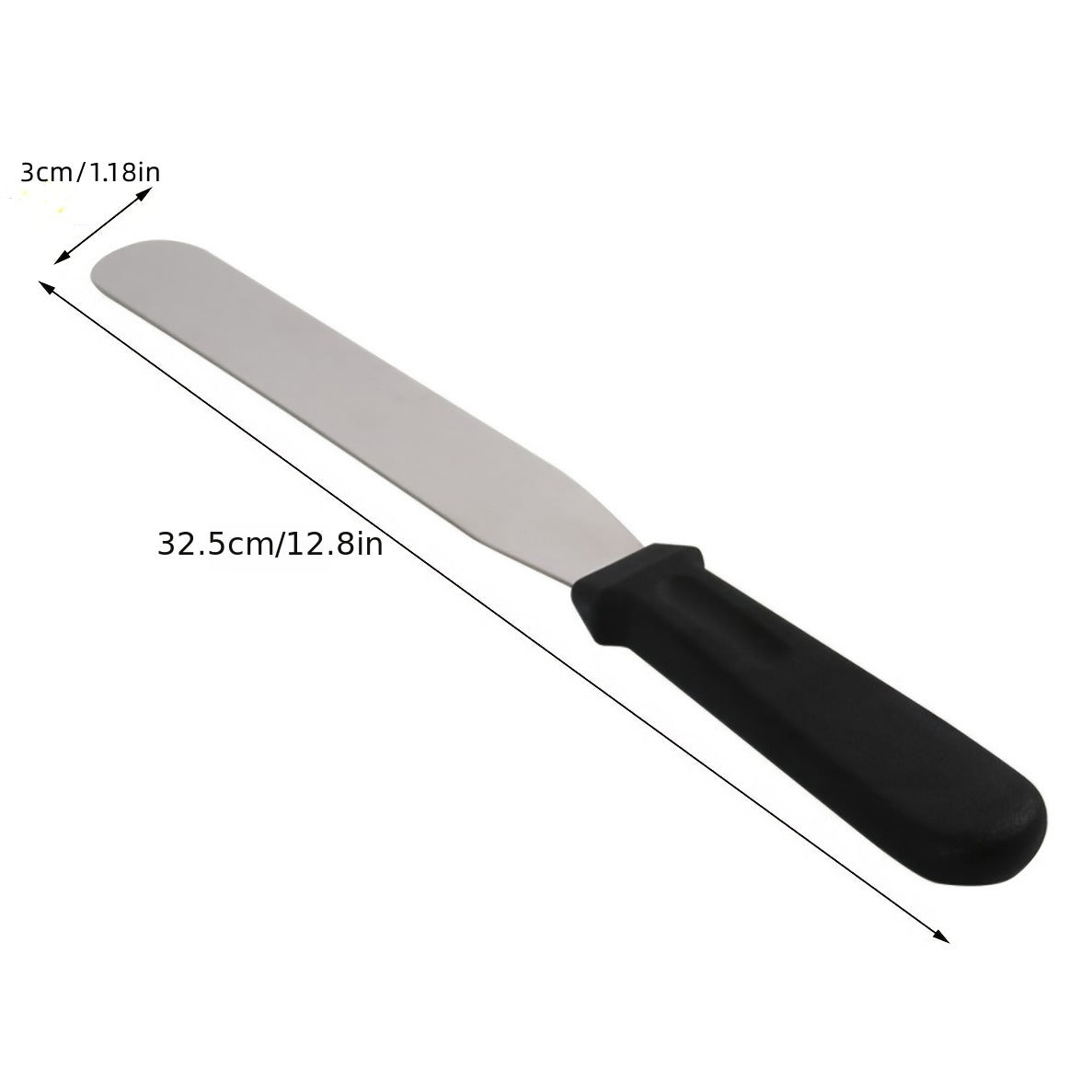 Stainless Steel Cake Spatula for Effortless Icing and Decorating