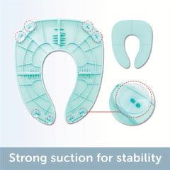 Portable Travel Potty Seat for Boys & Girls, Fits Round & Oval Toilets
