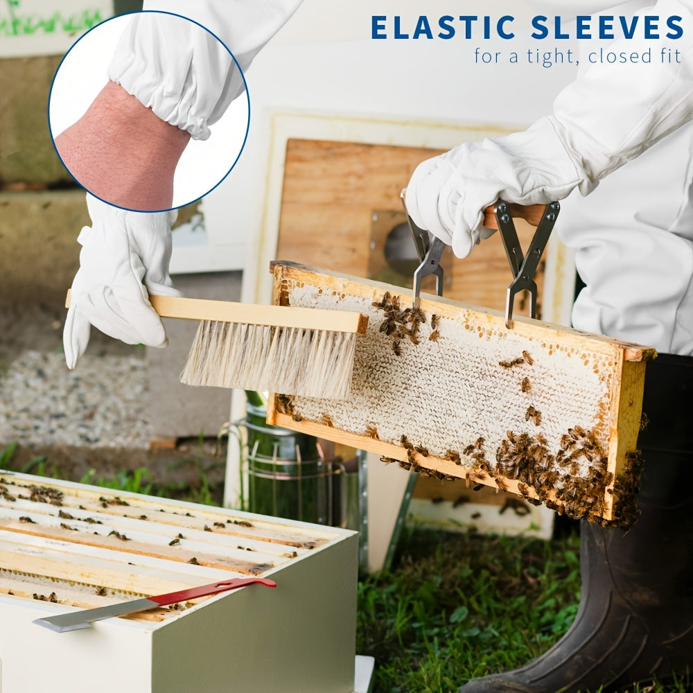 Professional Large Beekeeping Suit Half Body Bee Proof Suit