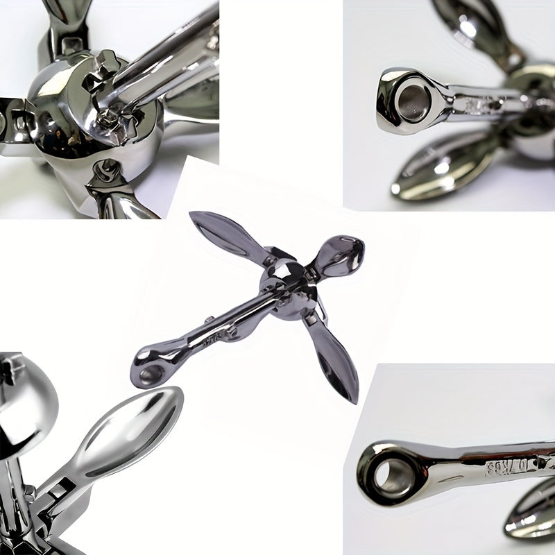 Stainless Steel Folding Anchor 0.7KG for Ships/Yachts