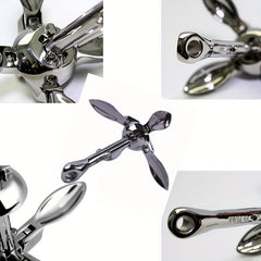 Stainless Steel Folding Anchor 0.7KG for Ships/Yachts