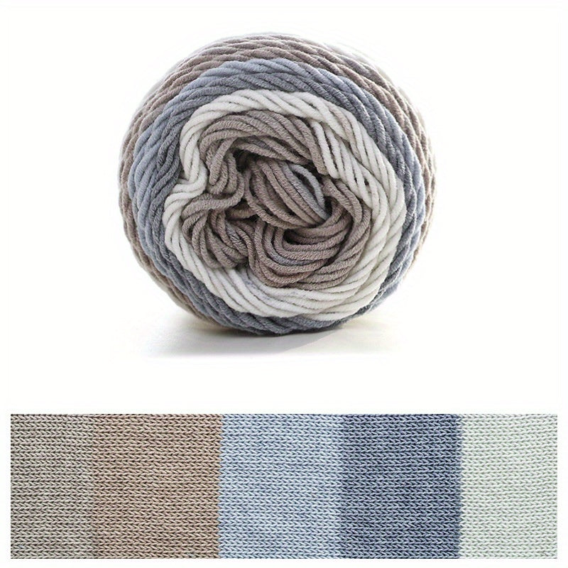 5 Strand Rainbow Yarn for Knitting & Crocheting DIY Projects