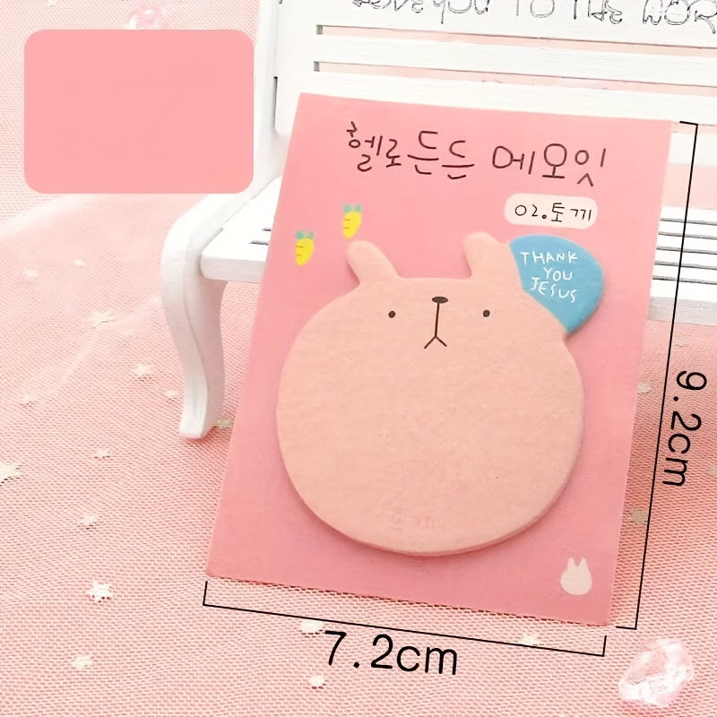 3pcs Cartoon Sticky Notes For Students & Office Workers