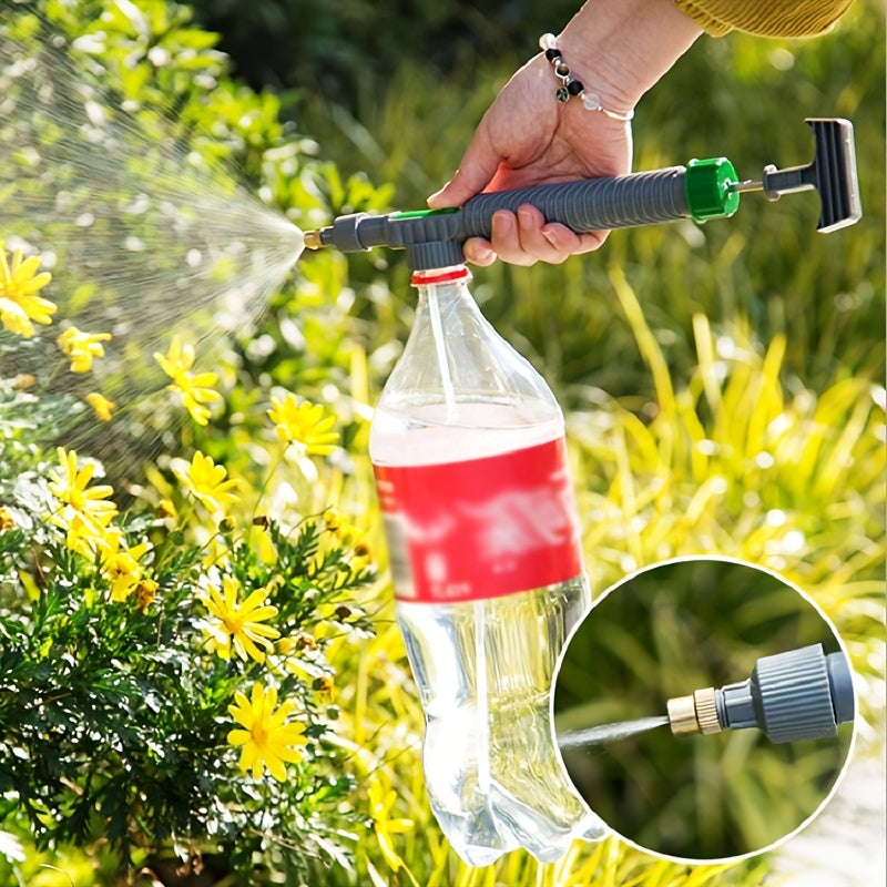Plastic Watering Nozzle Adjustable Handheld Spray Nozzle for Gardening