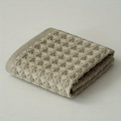 Honeycomb Grid Face Towel Soft Absorbent Quick Drying Bathroom Kitchen Travel
