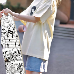 50pcs Musical Note Graffiti Stickers for Laptop Helmets Water Cup Decoration
